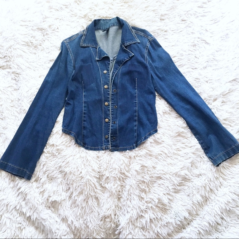 Vintage 90s Windsor Boho Denim Jacket